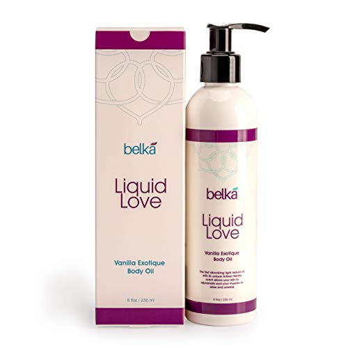 Liquid Love Vanilla Exotique Body Oil - Hydrating, Aromatherapy for Relaxation - 8oz