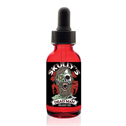 Skullys Beard Oil - Deeply Moisturizes, Promotes Growth, Masculine Scent - 1 oz. Rosewood & Amber