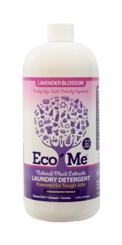 ECO-ME Laundry Soap - 100% Natural, Plant-Based Ingredients, Lavender Scent - 32oz