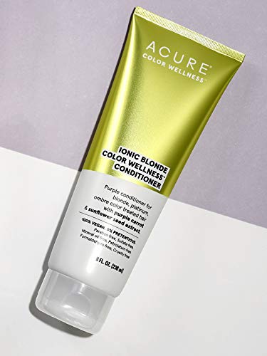 ACURE Ionic Blonde Color Wellness Conditioner - Moisturizes, Vegan, Color-Fade Protection - 8 Fl Oz