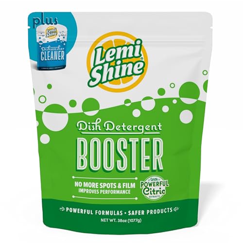 Lemi Shine Dishwasher Cleaner - Hard Water Stain Remover, Citric Acid Power - 2.38lb