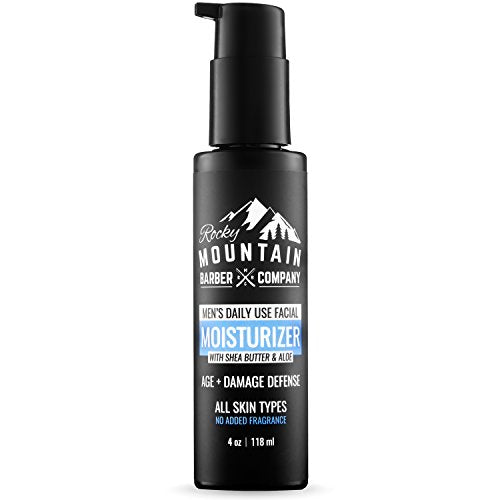 Men's Face Moisturizer - Hydrates & Protects with Shea Butter, Jojoba & Argan Oils - 3.4oz