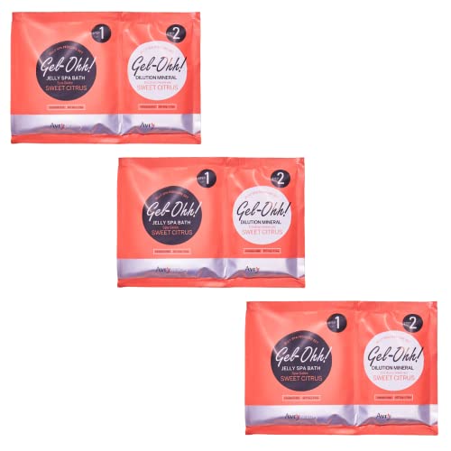 AvryBeauty Foot & Hand Soak - Energizing Citrus Scent, Enriched with Vitamin C - 3 Pack