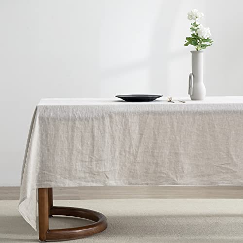 EVERLY Linen Tablecloth - Hypoallergenic, Elegant Decor for Dining & Events - 60x84 Inches