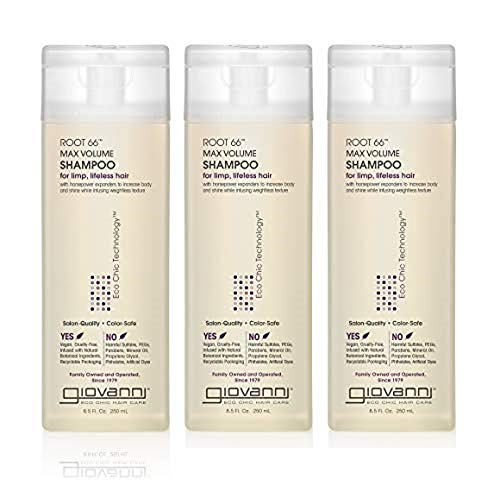 GIOVANNI Max Volume Conditioner - Deep Hydration, Strengthens Fine Hair, Color Safe - 8.5 oz