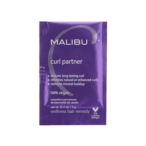 Malibu C Curl Partner Wellness Remedy - Mineral Buildup Removal, Vegan Treatment - 1 Packet