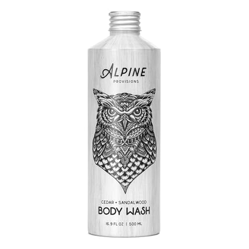 ALPINE PROVISIONS Cedar & Sandalwood Body Wash - Nourishing, Vegan, Sulfate-Free - 16.9 fl oz