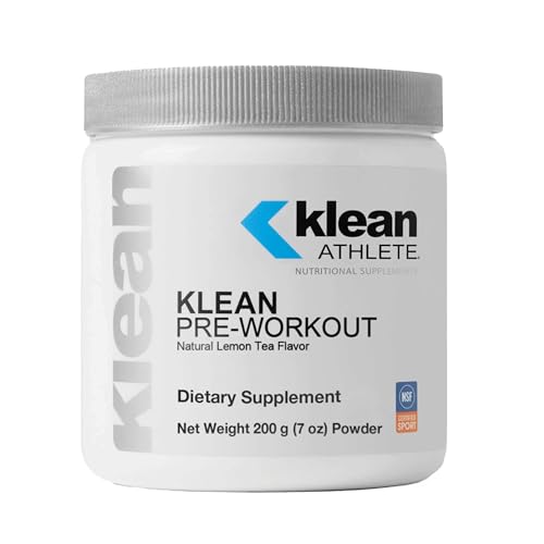 Klean ATHLETE Pre-Workout - Boosts Endurance with Beet Root & Organic Caffeine - 7oz Lemon Tea