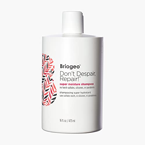 Briogeo Super Moisture Shampoo - Hydrates & Strengthens Dry Hair, Vegan & Cruelty-Free - 16 fl oz