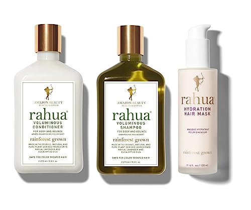 Rahua Hair Care Set - Boosts Volume & Hydration, Natural Ingredients - Shampoo, Conditioner, Mask