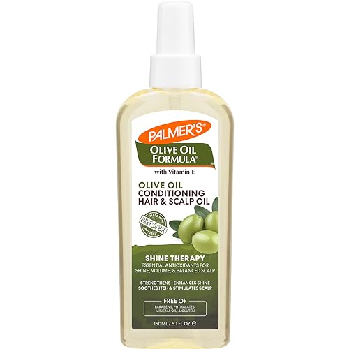 Palmer's Hair Oil - Hydration & Shine Therapy, Promotes Scalp Health - 5.1 Oz (Pack of 2)