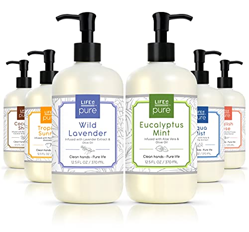 Life Is Pure Liquid Hand Soap - Nourishing Scents, Cruelty-Free & Moisturizing - 12.5 fl oz