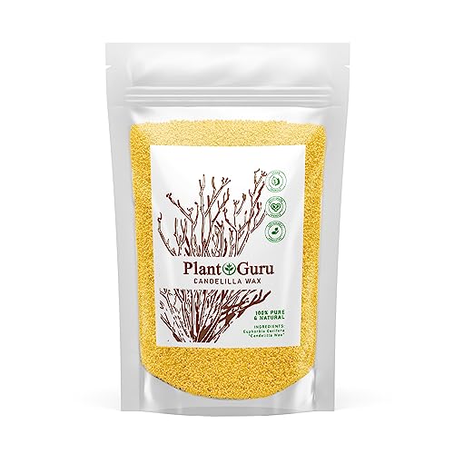 Candelilla Wax Pellets - Natural Skin & Hair Moisturizer, Vegan & Food Grade - 1lb