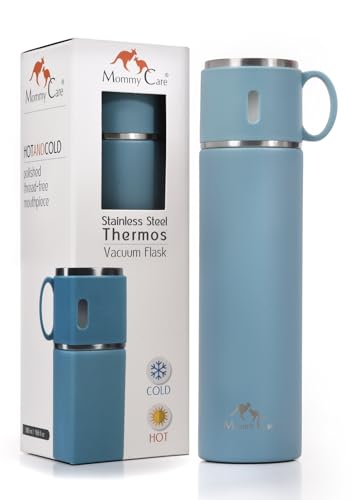 MommyCare Insulated Stainless Steel Thermos - Keeps Beverages Hot, BPA Free, 19.6 oz