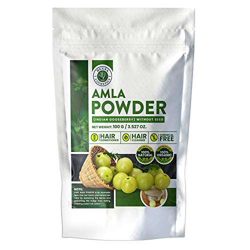 Henna Cosmetics Amla Herbal Supplement - Vitamin C Boost, Raw & Non-GMO - 100g