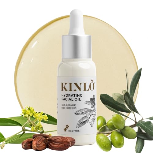 Kinlo Hydrating Face Oil - Deep Hydration, Nourishes Skin Barrier, 100% Plant-Based - 1 fl oz