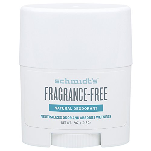 Schmidt's Natural Deodorant Stick - Odor Neutralizer, Vegan & Cruelty-Free - 0.7oz Travel Size