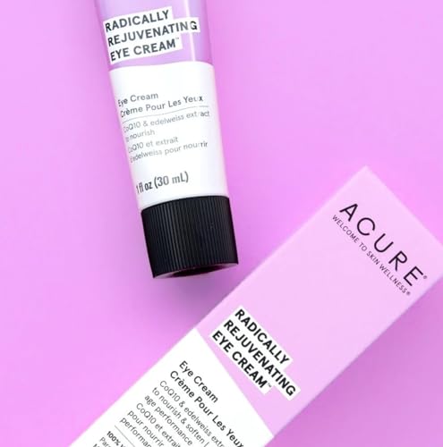 ACURE Eye Cream - Hydrate & Minimize Fine Lines with Edelweiss & CoQ10 - 1 Fl Oz