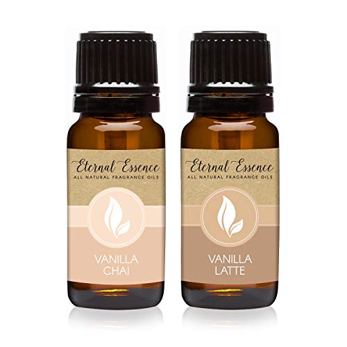 Eternal Essence Oils Fragrance Oil - All Natural Vanilla Latte & Chai - 10ml, Vegan, No Synthetics