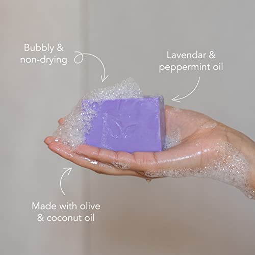 Ethique Lavender & Peppermint Body Wash - Creamy Hydration, Vegan & Cruelty-Free - 4.23 oz