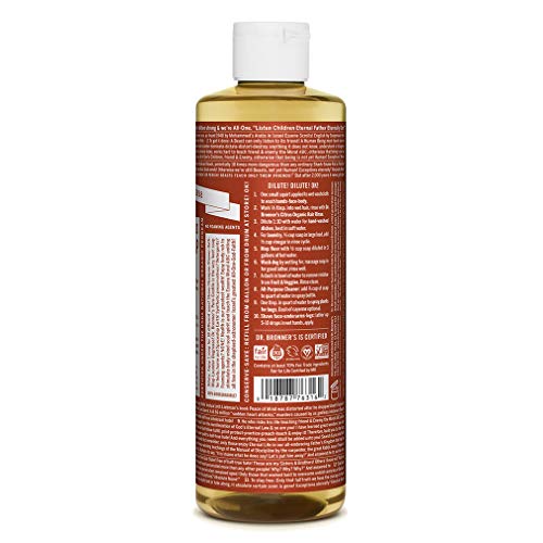 Dr. Bronner's Pure-Castile Liquid Soap - Organic Oils, 18-in-1 Uses, Vegan - Eucalyptus, 16oz 2-Pack