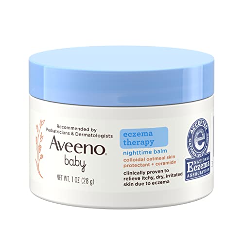 Aveeno Baby Eczema Cream - Soothes Dry, Itchy Skin, Hypoallergenic, 1 oz Travel Size