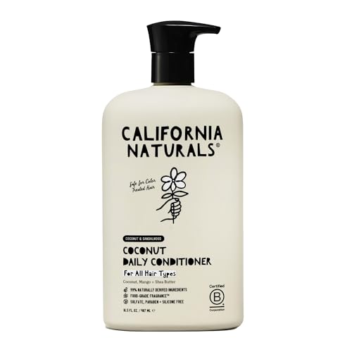 California Naturals Conditioner - Nourishing Coconut & Vitamin E for All Hair Types - 16.5 fl oz