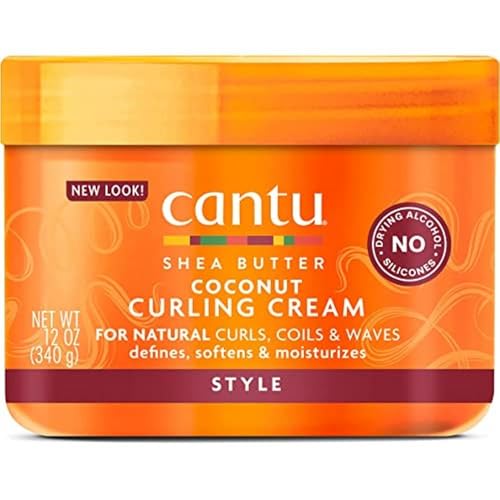 Cantu Hair Cream - Defines & Strengthens Curls, No Harsh Ingredients - 12 oz