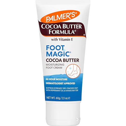 Palmer's Cocoa Butter Foot Cream - Deep Moisturizing, Revitalizing Peppermint Oil - 2.1oz