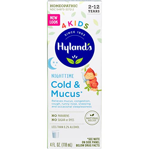 Hyland's Cold & Flu Medicine for Kids - Natural Mucus Relief, Non-Habit Forming - 4 oz