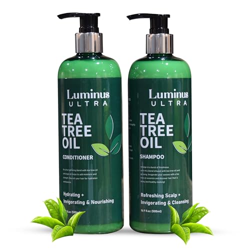 Luminus Ultra Shampoo & Conditioner Set - Promotes Hair Growth, Relieves Itchy Scalp - 16.9x2 fl.oz