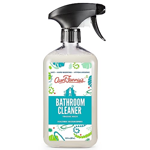 Aunt Fannie's Bathroom Cleaner - Vinegar Formula, Natural Ingredients, EWG A-rated - 16.9 oz