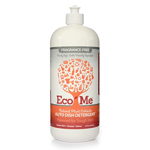 EcoMe Dishwasher Gel Detergent - Streak-Free Shine, Plant-Based Ingredients - 32 oz