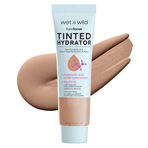 wet n wild Tinted Moisturizer - Buildable Hydration, Cruelty-Free, Medium Deep - 1.0oz