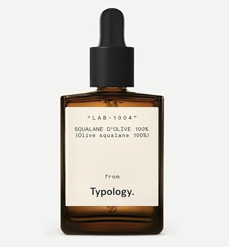 Typology L34 Squalane Face Serum - Nourishes Dry Skin, Vegan & Naturally Derived - 0.5 fl. oz