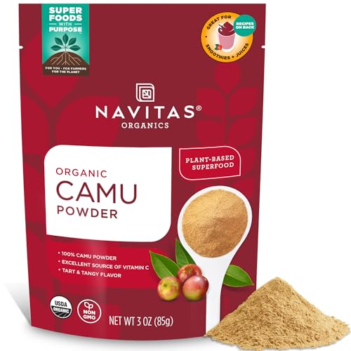 Navitas Organics Camu Camu Powder - High Vitamin C, Organic & Non-GMO - 3oz, 17 Servings