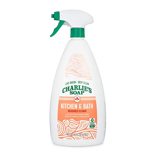 Charlie's Soap Multi-Surface Cleaner Spray - Safe for Family & Pets, Biodegradable - 32 Fl Oz