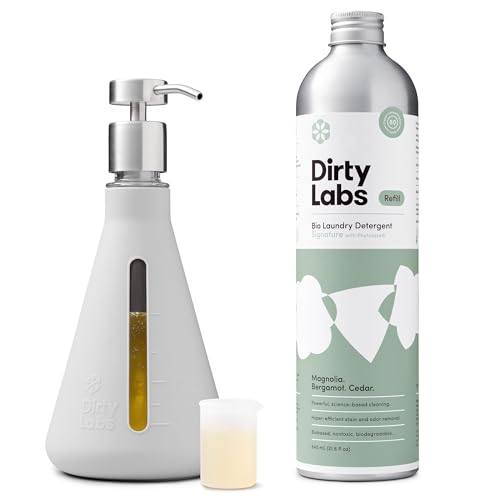 Dirty Labs Concentrated Laundry Detergent - Nontoxic, Biodegradable, 80 Loads, Signature Scent