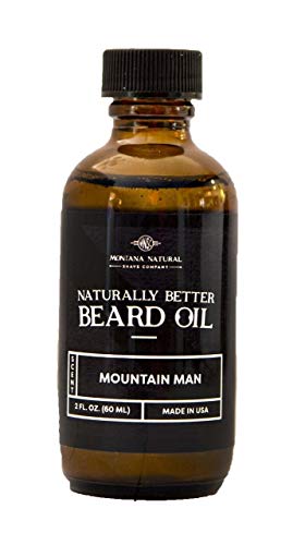 MNSC Mountain Man Beard Oil - Softens & Strengthens, Hypoallergenic, All-Natural - 2oz