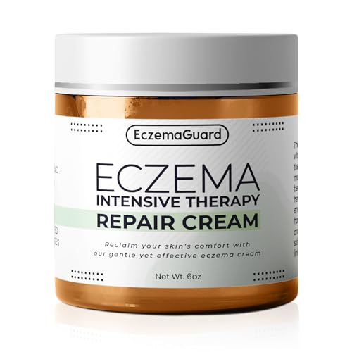 EczemaGuard Eczema Cream - Natural Relief for Kids & Adults, Moisturizing Formula - 6oz