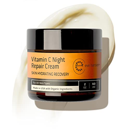 Eve Hansen Vitamin C Night Cream - Hydrating & Age-Defying, Gentle Citrus Scent - 2 oz