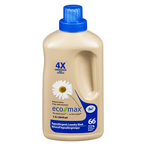 ECOMAX Laundry Detergent - Hypoallergenic, Plant-Based, Non-Toxic - 1.5 LT