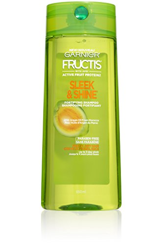 Garnier Fructis Sleek and Shine Shampoo - Smooths Frizz, Argan Oil, 22 fl oz