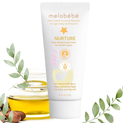 Melabebe Nurture Baby Eczema Cream - Deep Hydration, Natural Ingredients - 6oz