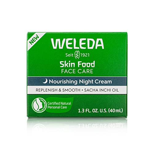 Weleda Skin Food Night Cream - Nourishing Plant-Rich Moisturizer with Sacha Inchi Oil - 1.3oz