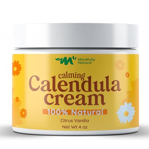 Calendula Baby Moisturizing Cream - Soothes Skin Irritation, Natural Ingredients - 4oz