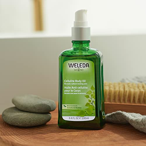 Weleda Body Oil - Smooths Skin, Plant-Rich with Birch & Rosemary, Quick Absorption - 3.4oz