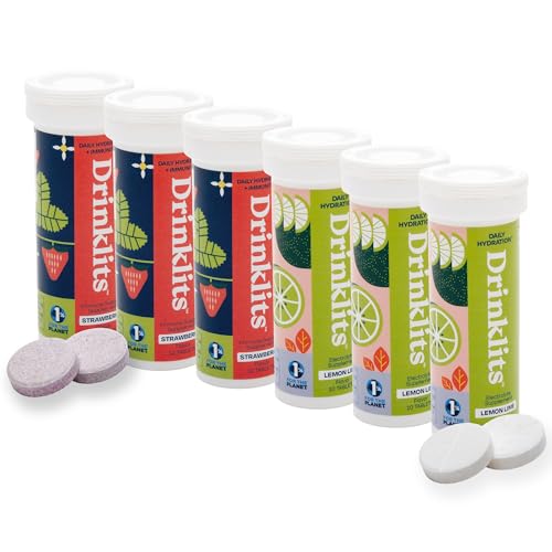 Drinklits Hydration & Immune Support Pack - Sugar-Free, Essential Electrolytes - 60 Servings