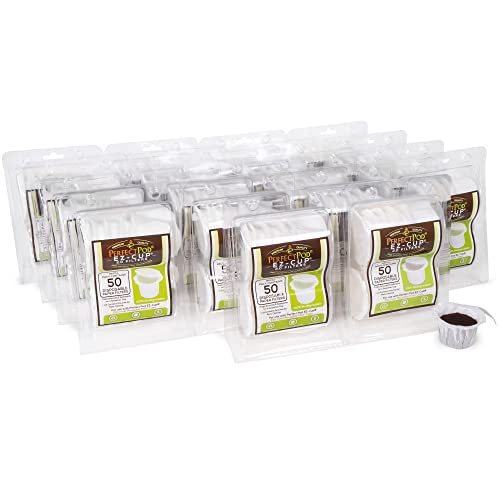 Perfect Pod EZ-Cup Paper Coffee Filters - 100% Biodegradable, Smooth Flavor, 18-Pack (900 Filters)