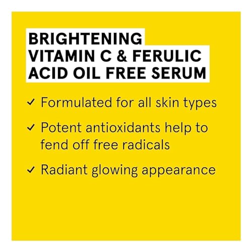 ACURE Face Serum - Brightening with Vitamin C, Ferulic Acid & Pineapple Extract - 1 fl oz